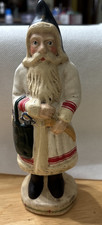 Vtg Walnut Ridge Collectibles Santa Figurine White Robe Bag Noel 1995 Christmas picture