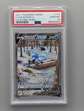 PSA 10 Glaceon V Alt Full Art 175/203 Evolving Skies Holo Eng 2021 picture