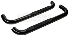 Redrock  4 x4 3-inch Round side Step  Bars, Semi-Gloss Black picture