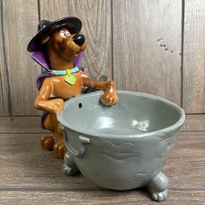 Vintage 2000 Gemmy Scooby Doo Witch Cauldron Animated Motion Candy Dish Works picture