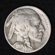 1919-D Buffalo Nickel G / VG = picture