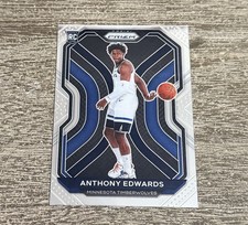2020 Panini Prizm Basketball Anthony Edwards #258 Base Prizm Rookie RC MIN picture