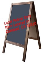 Tektrum Vintage Wood Magnetic Sidewalk Chalkboard Signboard 20