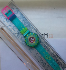 BEAUTIFUL  SCUBA SWATCH    PRISTINE - BOX    WOW  RARE L@@K picture