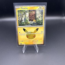 Pokemon Pikachu 039/128 17/30 - Stamped Holo - 30th Anniversary Celebration picture