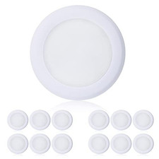 12 Pack Surface Mount LED Ceiling Light, 6 Inch Low Profile Dimmable LED Pancake picture