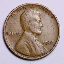 1933 Lincoln Wheat Cent Penny LOWEST PRICES ON THE BAY   picture