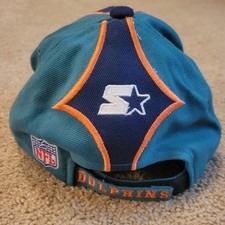Vintage Miami Dolphins Snapback Starter Logo NFL Pro Line The Right Hat Rare picture