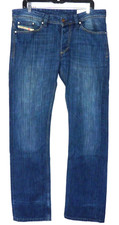 DIESEL 008RS Button Fly VIKER Straight Leg Denim Jeans Men's 34 X 32 picture