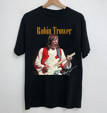 NEW Robin Trower Signature Short Sleeve Black All Size Shirt picture