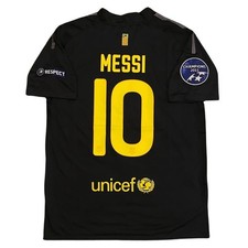FC Barcelona 2011/2012 UEFA Champions League away Black jersey - Messi #10 shirt picture
