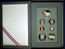 1991-S Prestige Proof Set U.S. Mint Original Box COA Mount Rushmore Silver picture