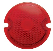 United Pacific A1031 Glass Tail Light Lens, Red For 1933-1936 Ford - 1 Unit picture