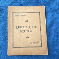 1899 Rhinebeck the Beautiful Book NY History w/ 1941 Charles Stewart Butler Ltr  picture