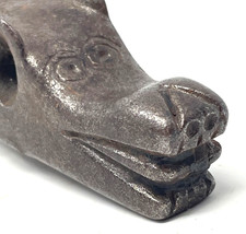 Lovely 17-18th Century Wrought Iron Spanish Door Knocker with Forged Backplate picture
