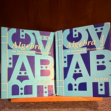Saxon Algebra 1/2 with Solutions Manual 2nd Ed Hardcover 1997 English 469pg picture