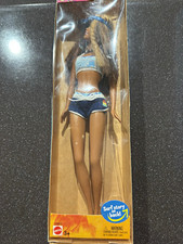 Mattel Barbie Cali Girl Fashion Doll 2003 Dark Skin Brown Wavy Hair 12in picture