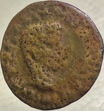 Emperor Tiberius 14AD-37AD Altar Ancient Roman Coin As Baetica Province Scarce picture