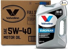 Valvoline European Vehicle Full Synthetic SAE 5W-40 Motor Oil 5 QT, Case of 3 picture