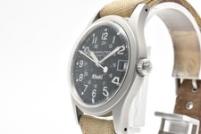 [EXC+5] Hamilton Khaki 9797 Blue Dial Military Quartz Men's Watch From JAPAN picture