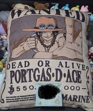 Miniso X One Piece Ace wanted Pillow  picture