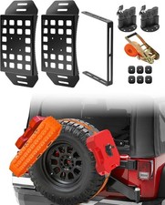 2 Pcs Lockable Universal Quick Release Spare Tire Mount with Ratchet Strap picture