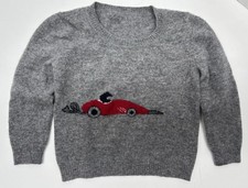 Fleurisse Leon Boys Merino Wool Italy Sweater Car 12-18-24 2T As Is Baby Toddler picture