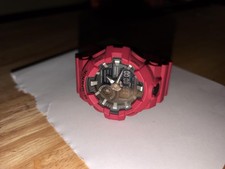 Casio G-Shock GA700-4A Red Wristwatch for Men with Black Dial... picture