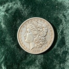 90% Silver 1892-S Morgan Dollar Premium Collectible BU picture
