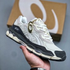 New AS*CS Gel-NYC White Smoke Grey 1203A383-111 Men's Athletic Shoes picture