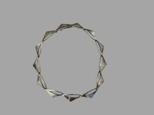 P.Warmind/Denmark Sterling Modern Vintage Necklace picture