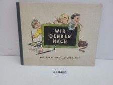 Book we think - with paint and drawing pen Fritsche 1956 Leipzig #26b486 picture