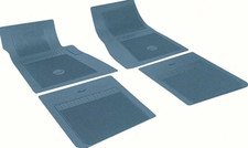 OER Dark Blue Bow-Tie Floor Mat Set 1967-1969 Camaro 1968-1974 Chevy II Nova picture