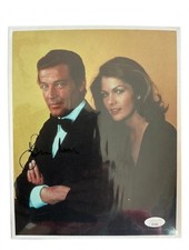 Roger Moore Autographed Signed 8x10 Photo James Bond 007 Moonraker Tuxedo Suit picture