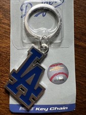 RARE Los Angeles Dodgers Keyring &LA Fob Licensed by FANATIX & FAST  picture