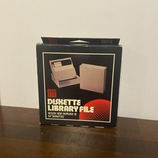 Vintage ACCO 5.25 Inch Floppy Disk Hinged Storage Case 15 Diskettes NEW IN BOX picture