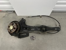 88-91 Civic CRX OE passenger right rear back trailing arm knuckle spindle brake picture