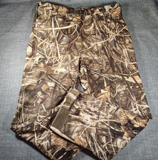 Drake Waterfowl Softshell Camo Pants Mens Large 36-38 Camo Fleece Lined Hunting picture