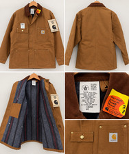 Vtg Carhartt CB246 Chore Coat Size 40 Blanket Lined USA NOS Headstock w/tags picture