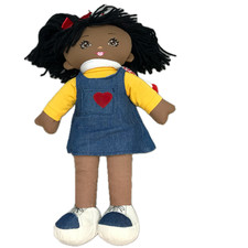 Vtg 1995 Rag Doll Well-Made Toy Sweetie Mine African American Girl Black Hair picture