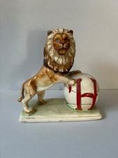 VINTAGE RARE Circa 1950's HABANA LIONS FIGURINE HANDPAINTED ART Cuban Baseball picture