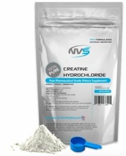 100% PURE CREATINE HYDROCHLORIDE (HCL) US PHARMACEUTICAL GRADE NVS picture