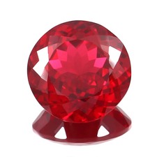 20.60 Ct Natural Beautiful Red Mozambique Ruby Round Cut Loose Gemstone picture
