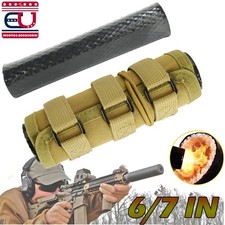 6/7 Inch Suppressor Heat Cover Gun Silencer Protector Burn Proof Sleeve Muffler picture