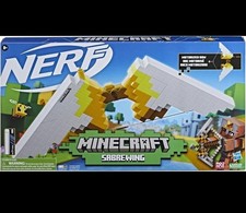 BRAND NEW Nerf Minecraft Sabrewing Motorized Bow Dart Blaster picture