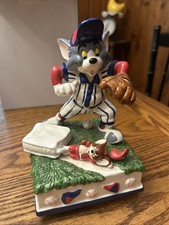 Schmid TOM & JERRY Baseball  Music Box Figurine picture