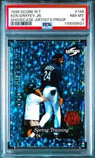 1998 Score R/T Ken Griffey Jr Showcase Series Artist Proof #146 PSA 8 MINT RARE picture