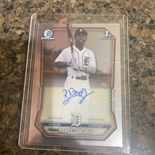Topps Bowman Chrome 2026 Randy Santana 1st Bowman Chrome Auto CPA-RS Tigers picture