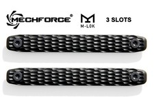 Mechforce M-LOK G10 Rail Panels 3 Slot (2 Pack) CNC Machined Textured Grip Cover picture