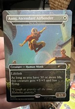 Aang, Ascendant Airbender - Serra Ascendant (Rainbow Foil) Secret Lair Drop Foil picture
